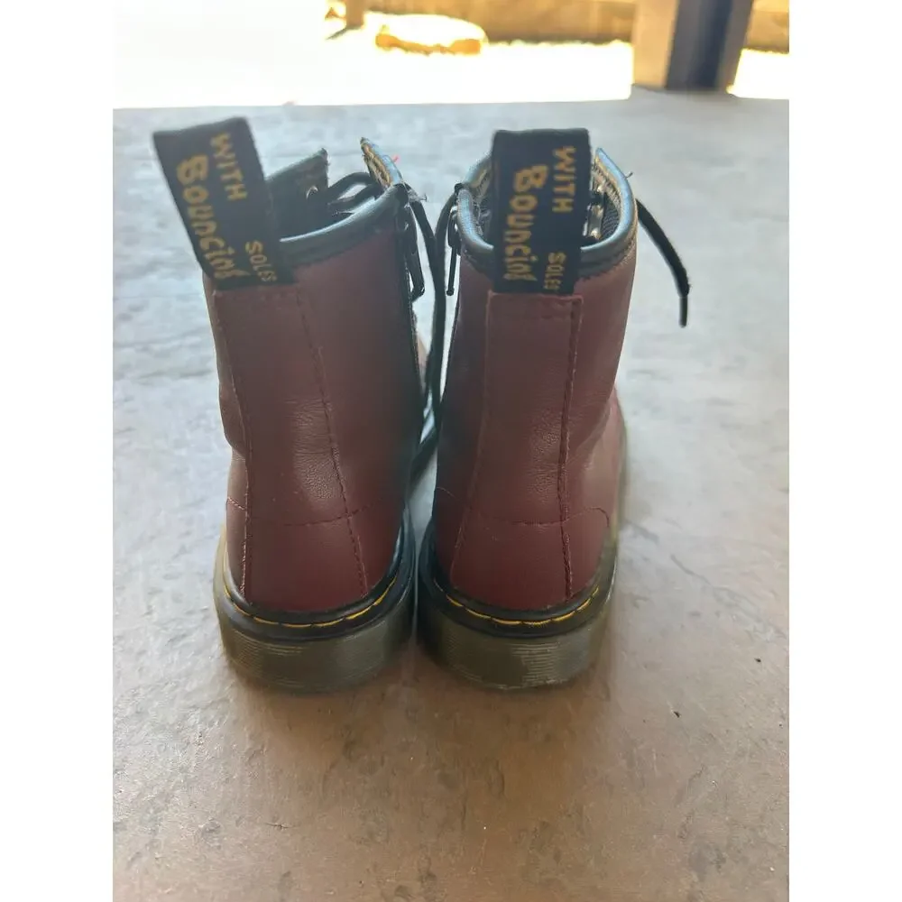 Dr. Martens Delaney Maroon Boots size 3
